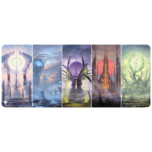Ultra Pro Playmat: Phyrexia - All Will Be One - Phyrexian Basic Land Tableaux (6ft)