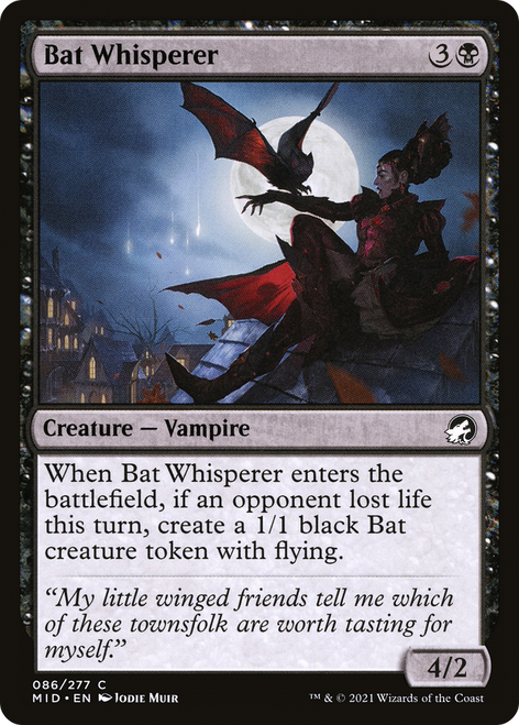 Bat Whisperer (MID-086) - Innistrad: Midnight Hunt