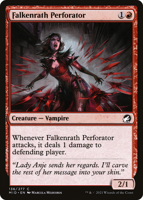 Falkenrath Perforator - Innistrad: Midnight Hunt Foil