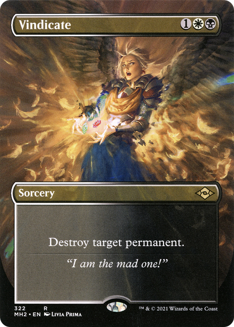 Vindicate (MH2-322) - Modern Horizons 2 (Borderless)