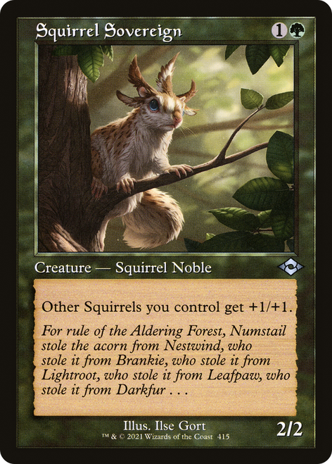 Squirrel Sovereign (MH2-415) - Modern Horizons 2