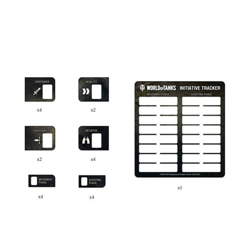 World of Tanks Miniatures Game: Stat Tokens