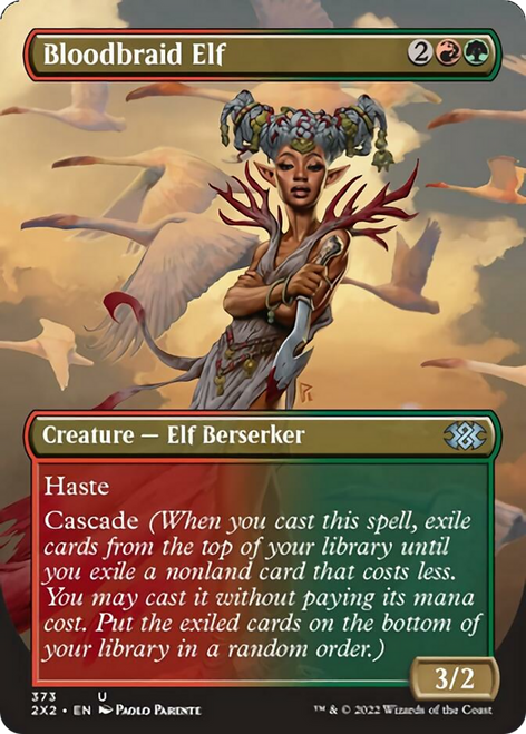 Bloodbraid Elf (2X2-373) - Double Masters 2022 (Borderless)