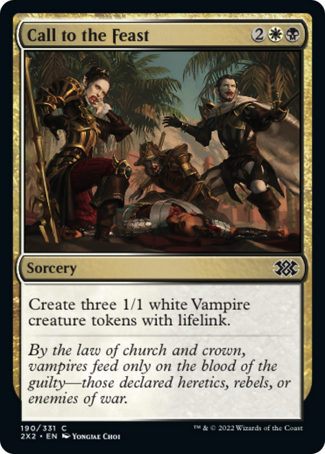 Call to the Feast (2X2-190) - Double Masters 2022