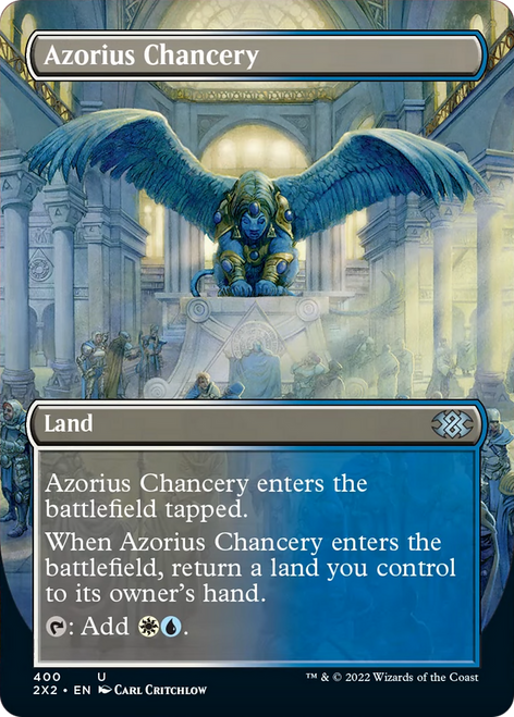 Azorius Chancery (2X2-400) - Double Masters 2022 (Borderless) Foil