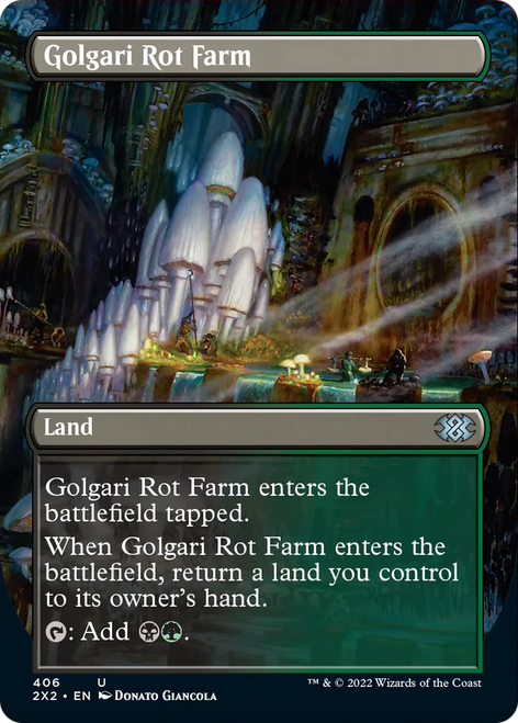 Golgari Rot Farm (2X2-406) - Double Masters 2022 (Borderless)