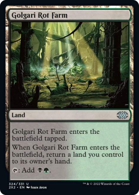 Golgari Rot Farm (2X2-324) - Double Masters 2022 Foil