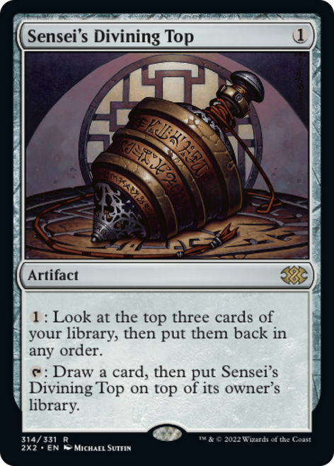Sensei's Divining Top (2X2-314) - Double Masters 2022