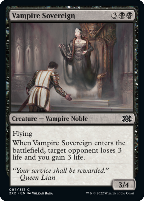 Vampire Sovereign (2X2-097) - Double Masters 2022