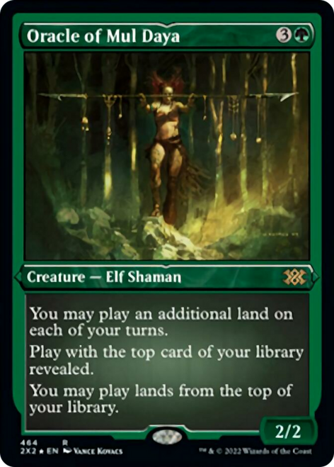 Oracle of Mul Daya (2X2-464) - Double Masters 2022 Etched Foil