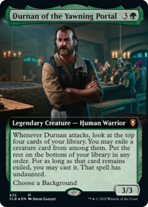Durnan of the Yawning Portal - Commander Legends: Battle for Baldur's Gate: (Extended Art)