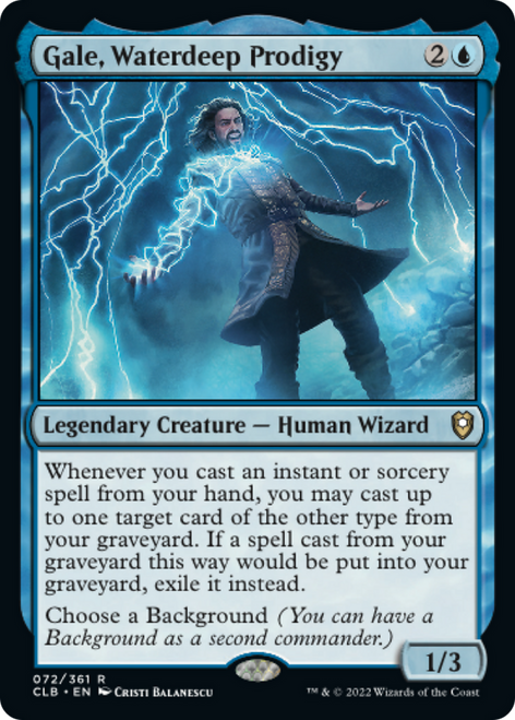 Gale, Waterdeep Prodigy - Commander Legends: Battle for Baldur's Gate