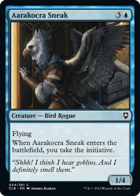 Aarakocra Sneak (CLB-054) - Commander Legends: Battle for Baldur's Gate Foil