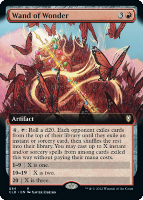 Wand of Wonder (CLB-584) - Commander Legends: Battle for Baldur's Gate: (Extended Art)