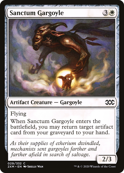 Sanctum Gargoyle (2XM-029) - Double Masters Foil