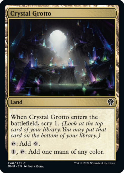 Crystal Grotto (DMU-246) - Dominaria United Foil