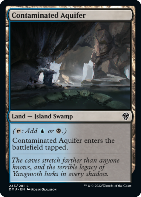 Contaminated Aquifer (DMU-245) - Dominaria United Foil