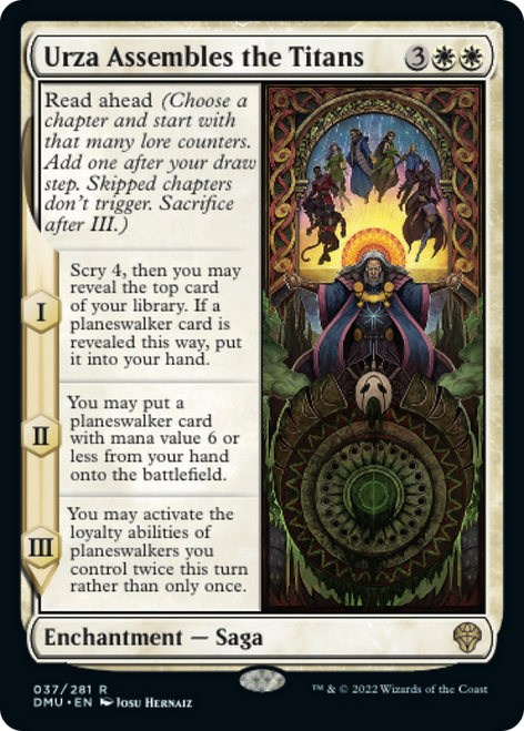 Urza Assembles the Titans (DMU-037) - Dominaria United