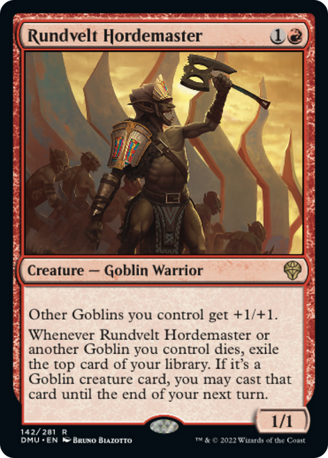 Rundvelt Hordemaster (DMU-142) - Dominaria United Foil