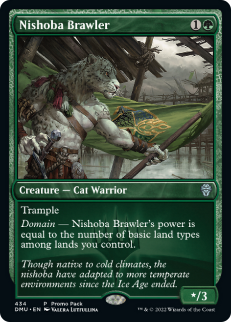 Nishoba Brawler (PPDMU-434) - Dominaria United Foil