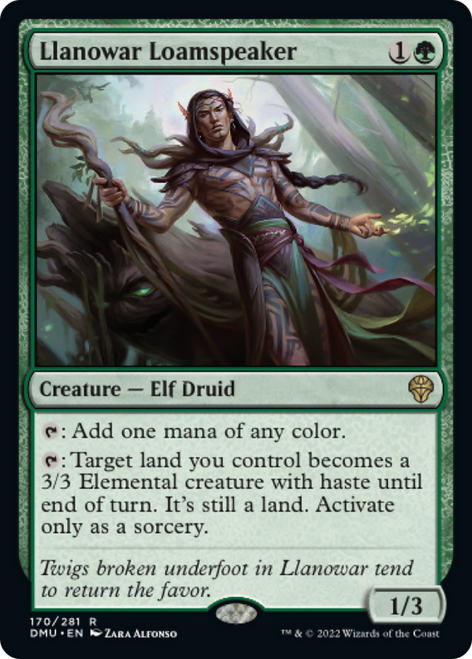 Llanowar Loamspeaker (DMU-170) - Dominaria United Foil