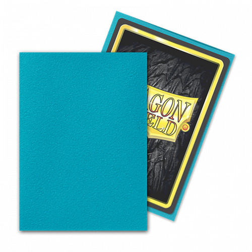 Dragon Shield: Turquoise 'Atebeck' - Matte, Standard Size Card Sleeves (100ct)