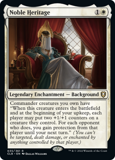 Noble Heritage (CLB-035) - Commander Legends: Battle for Baldur's Gate