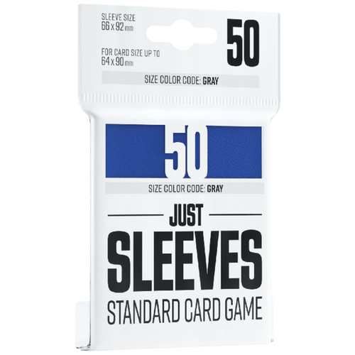 Gamegenic Sleeves: Just Sleeves - Blue Standard Card Game Size (50)