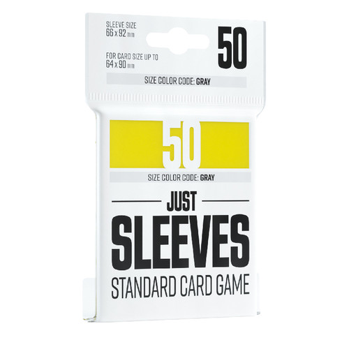 Gamegenic Sleeves: Just Sleeves - Yellow Standard Card Game Size (50)