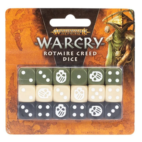 Warhammer Age of Sigmar: Warcry - Rotmire Creed - Dice Set
