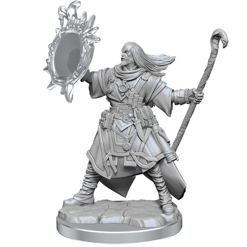 Pathfinder Battles Miniatures: Legendary Cuts - Male Human Wizard