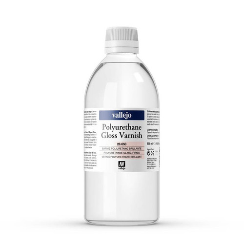 Acrylicos Vallejo: Polyurethane Gloss Varnish (500ml)