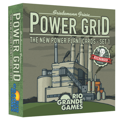 Power Grid: The New Power Plant Cards - Set 1 - Recharged Version