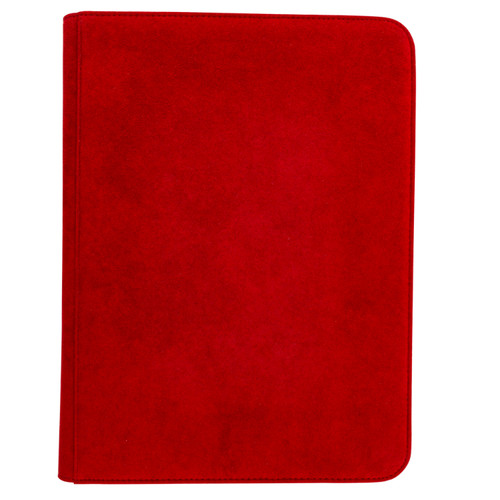 Ultra Pro Binder: Vivid Deluxe Zippered - Red (9-Pocket)