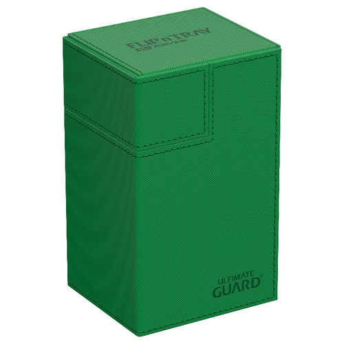 Ultimate Guard: Monocolor Green - Flip'n'Tray XenoSkin Deck Case 80+