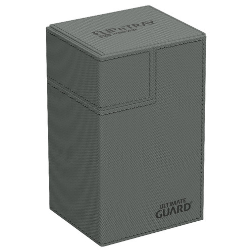 Ultimate Guard: Monocolor Grey - Flip'n'Tray XenoSkin Deck Case 80+