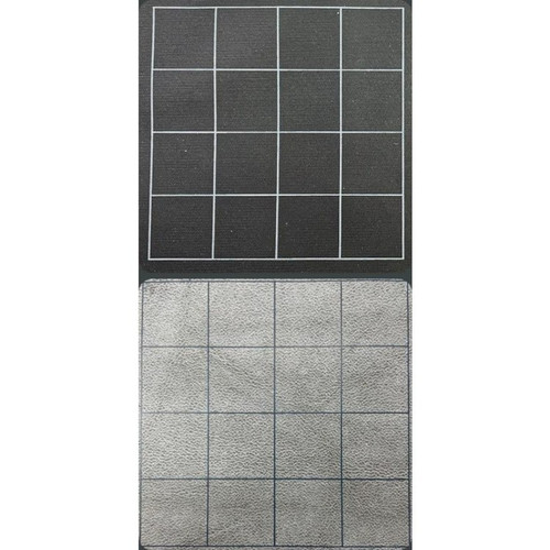 Chessex Reversible Megamat: 1" Black/Grey Square (34.5" x 48")