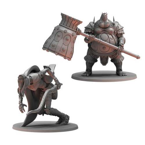 Dark Souls RPG: Miniatures - Dancer of the Boreal Valley & Smough