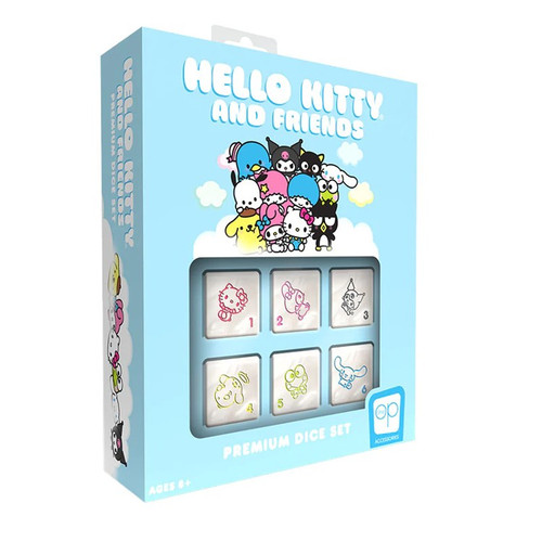 Hello Kitty & Friends: D6 Premium Dice Set (6ct)