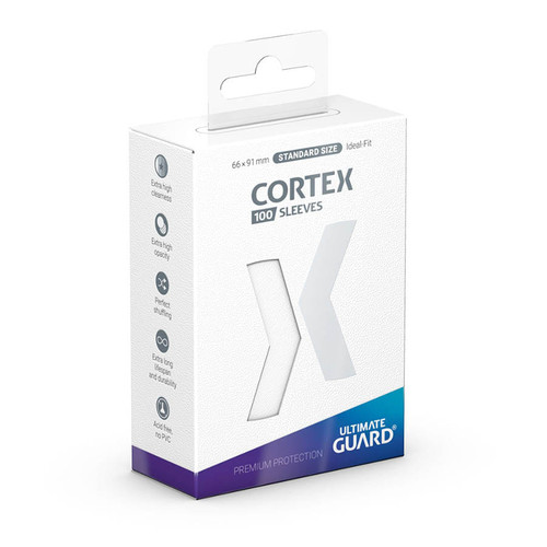 Ultimate Guard: Cortex - Matte White Standard Size Card Sleeves (100)