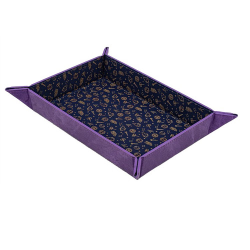 Ultra Pro Dice Tray: Critical Role - Bells Hells Pattern - Printed Leatherette, Foldable