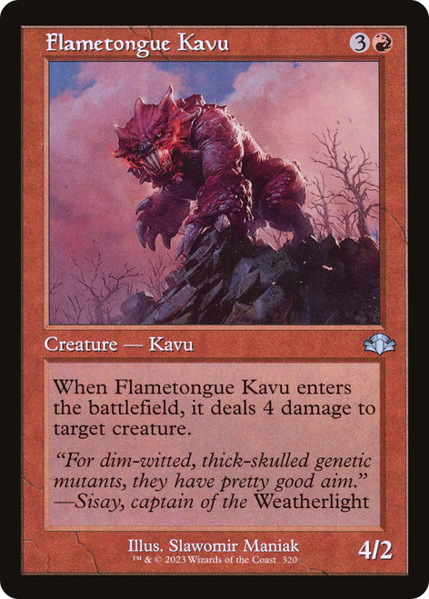 Flametongue Kavu (DMR-320) - Dominaria Remastered
