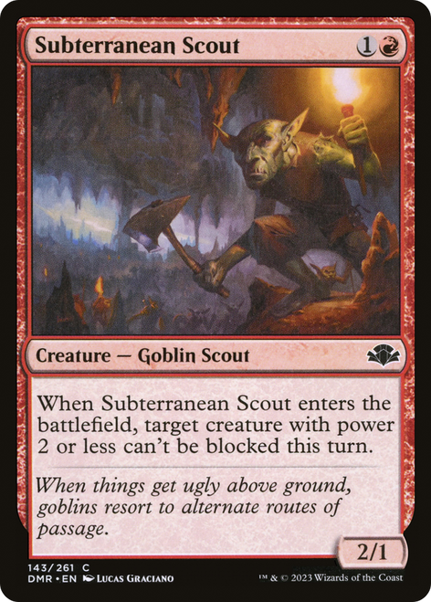 Subterranean Scout - Dominaria Remastered Foil