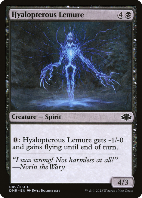 Hyalopterous Lemure (DMR-089) - Dominaria Remastered