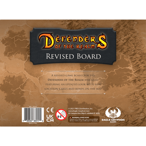 Defenders of the Realm: Game Board (Revised 2021)