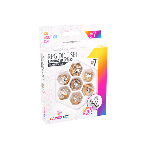 Gamegenic Dice: Death Valley - Embraced Series RPG Set (7)