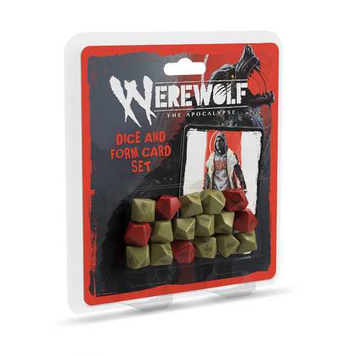 Werewolf: The Apocalypse RPG 5E - Dice & Form Card Set