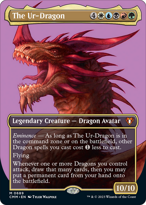 The Ur-Dragon (CMM-689) - Commander Masters (Borderless)