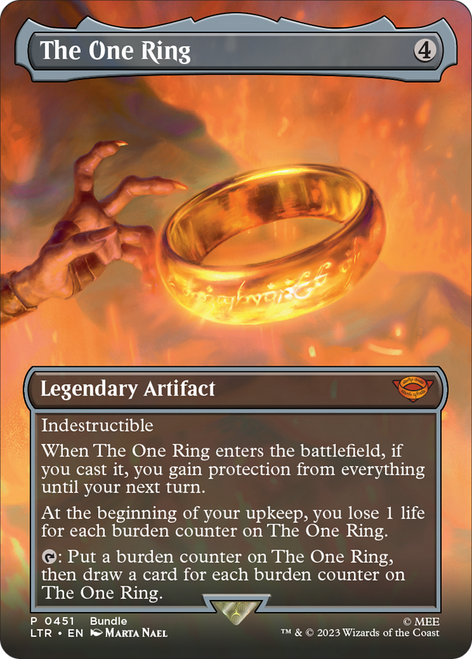 The One Ring (LTR-451) - The Lord of the Rings: Tales of Middle-earth (Borderless) Foil