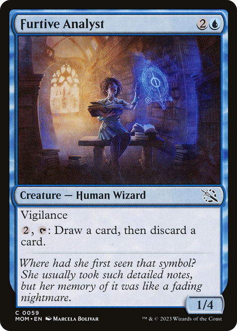 Furtive Analyst - March of the Machine Foil